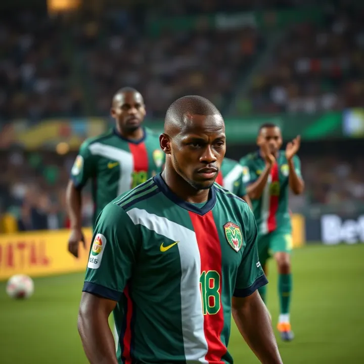 AFCON Match Strategy and Player Insights Tactical football analysis showing key players and strategic formations in AFCON matches