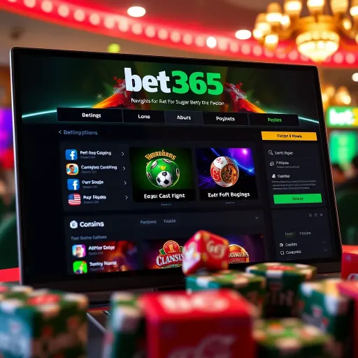 Bet365 platform displaying various betting options and user-friendly navigation for Nigerian players