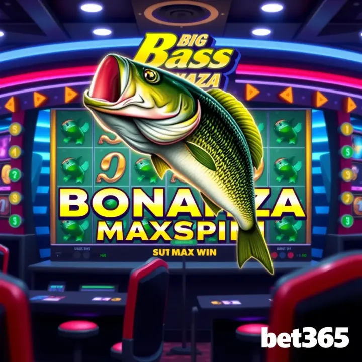 Illustration of a large jackpot win screen highlighting the maximum winning potential of Big Bass Bonanza