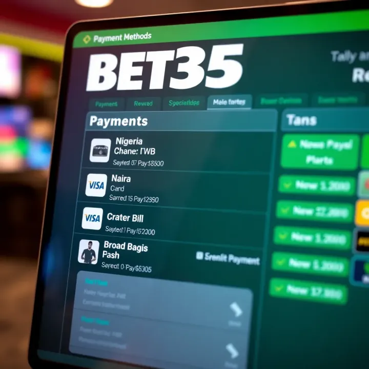 A digital interface showing Nigerian Naira payment options on Bet365 platform