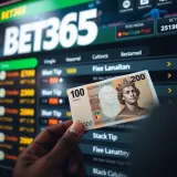 Digital interface showing betting options on Bet365 Rocketman platform with focus on Nigerian currency