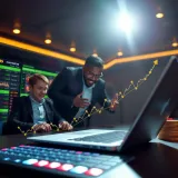 Graphical representation of online betting trends highlighting growth in Nigerian market