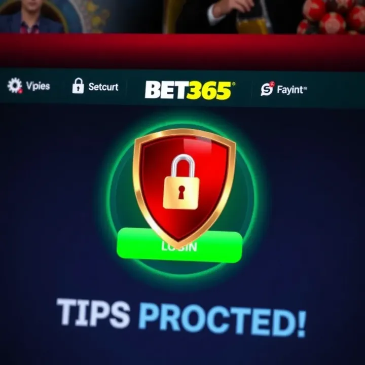 Secure login with shield icon representing account protection on betting platform