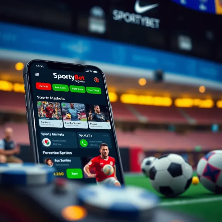 User-friendly SportyBet mobile app interface displaying various sports betting options