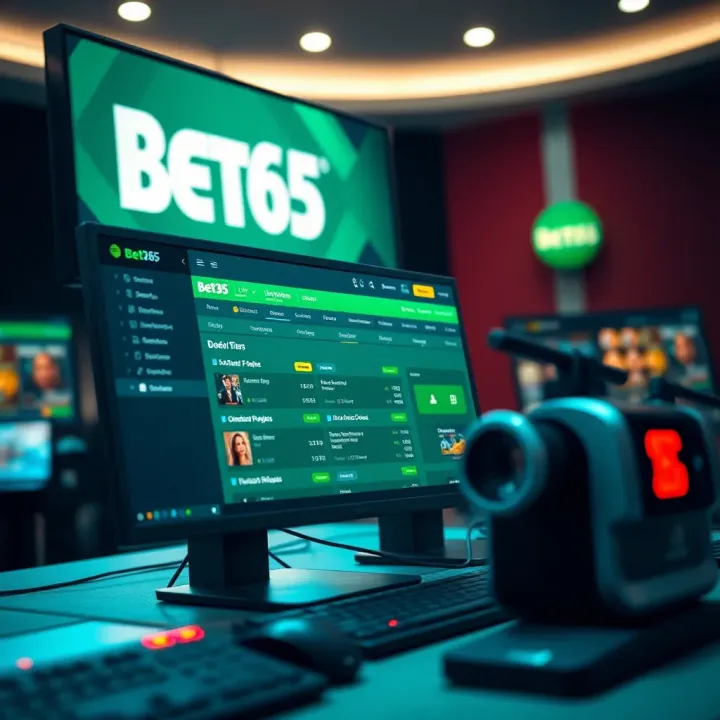 Authentic Bet365 website interface showing live betting options on desktop screen