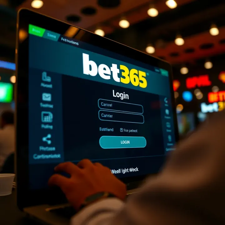 Secure login interface of bet365 platform ensuring user data protection